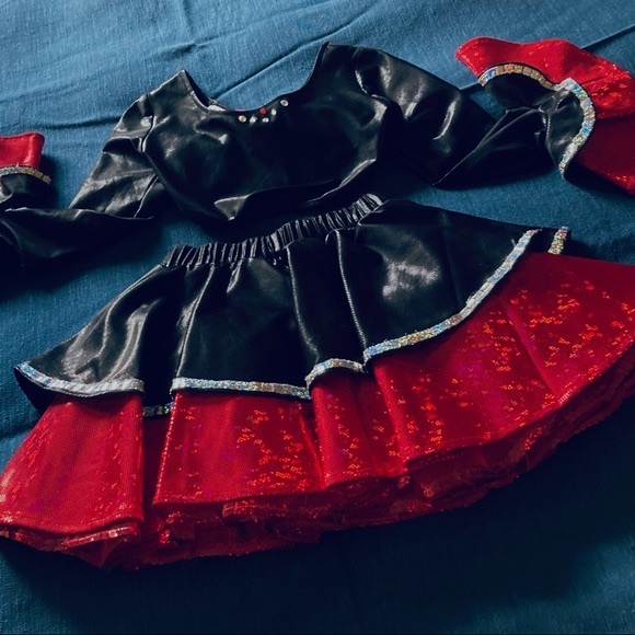 Hollywood Babe 2pc Dance Costume Size 10/12 - Picture 1 of 10